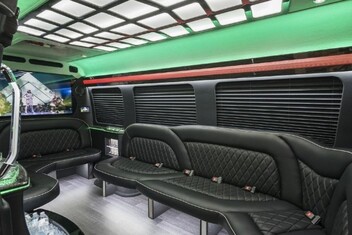 North Charleston Sprinter Party Bus Interior