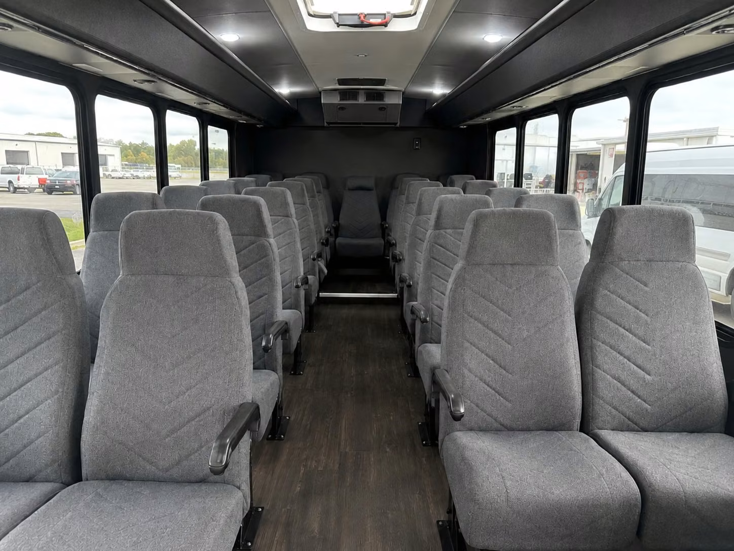 18 passenger minibus interior