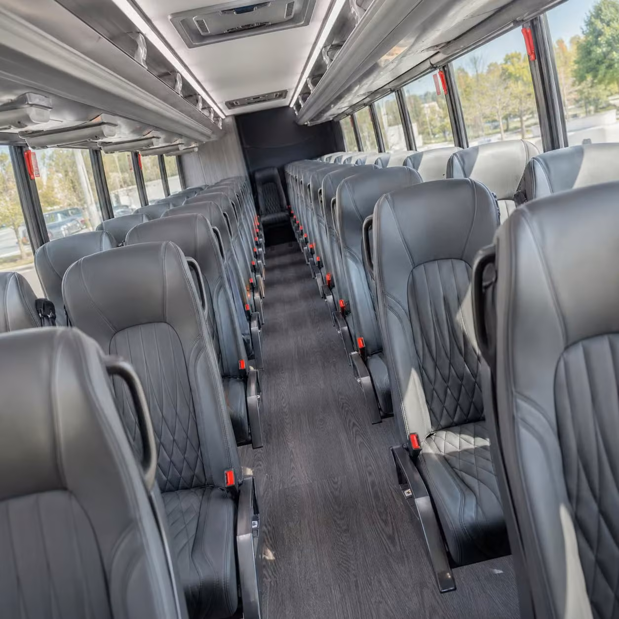 28 passenger minibus interior