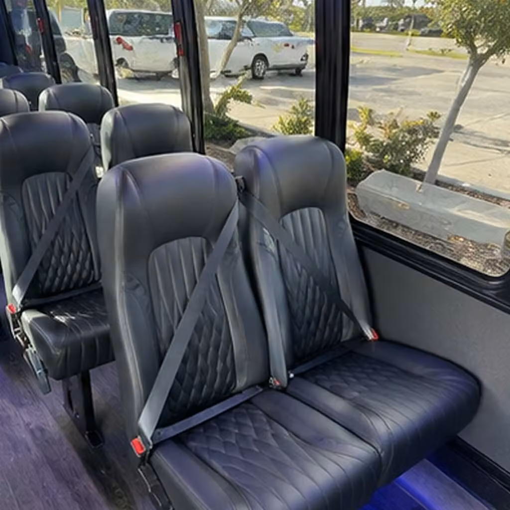 35 passenger minibus inside