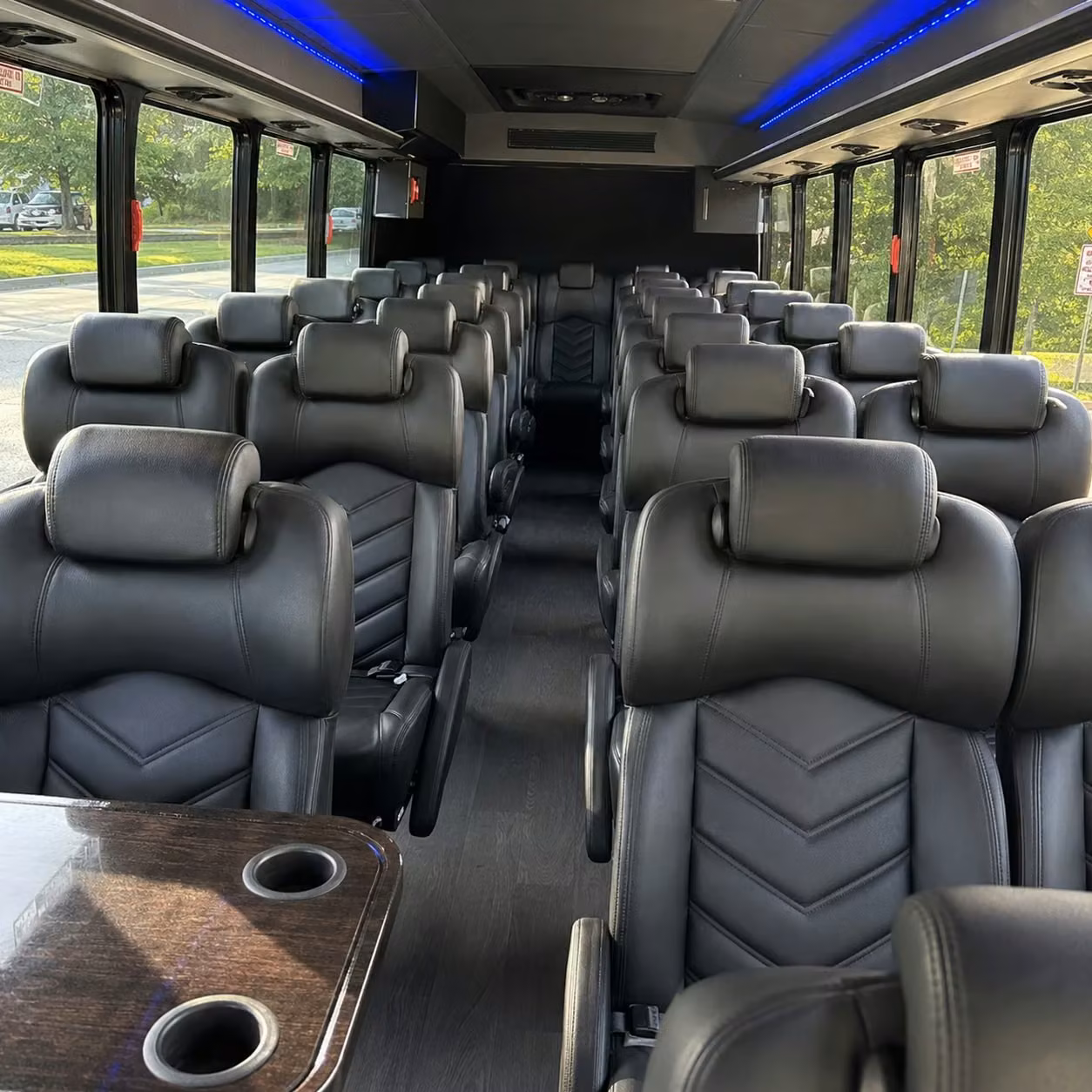 35 passenger minibus interior