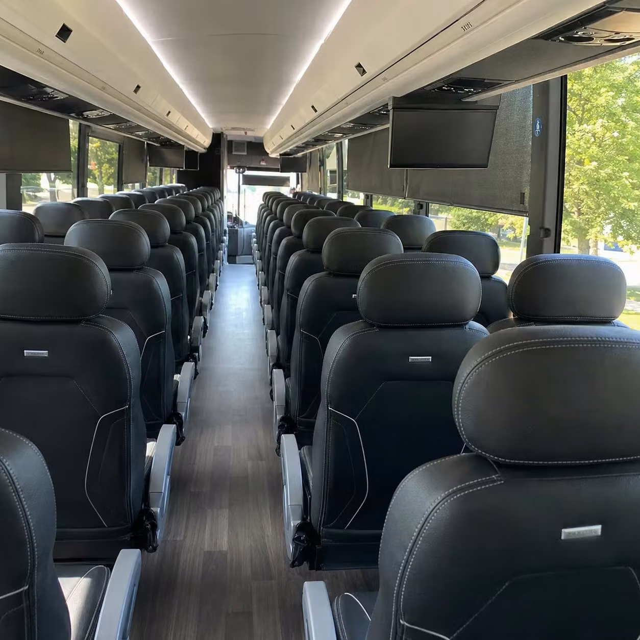 north charleston charter bus rental inside