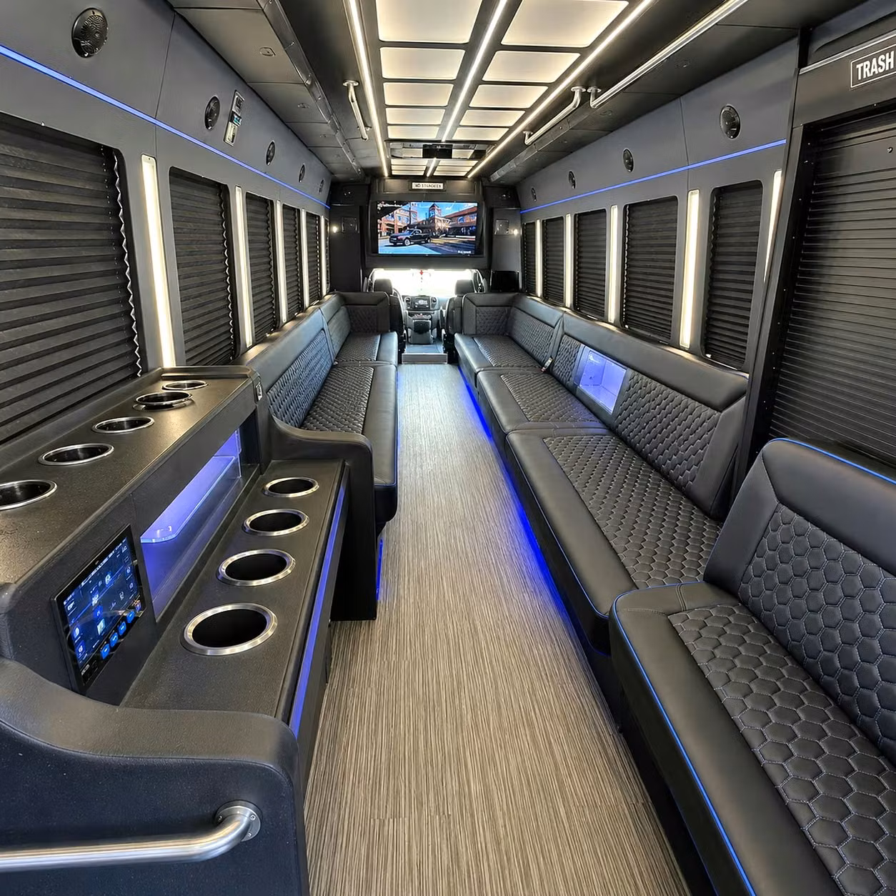 party bus interior
