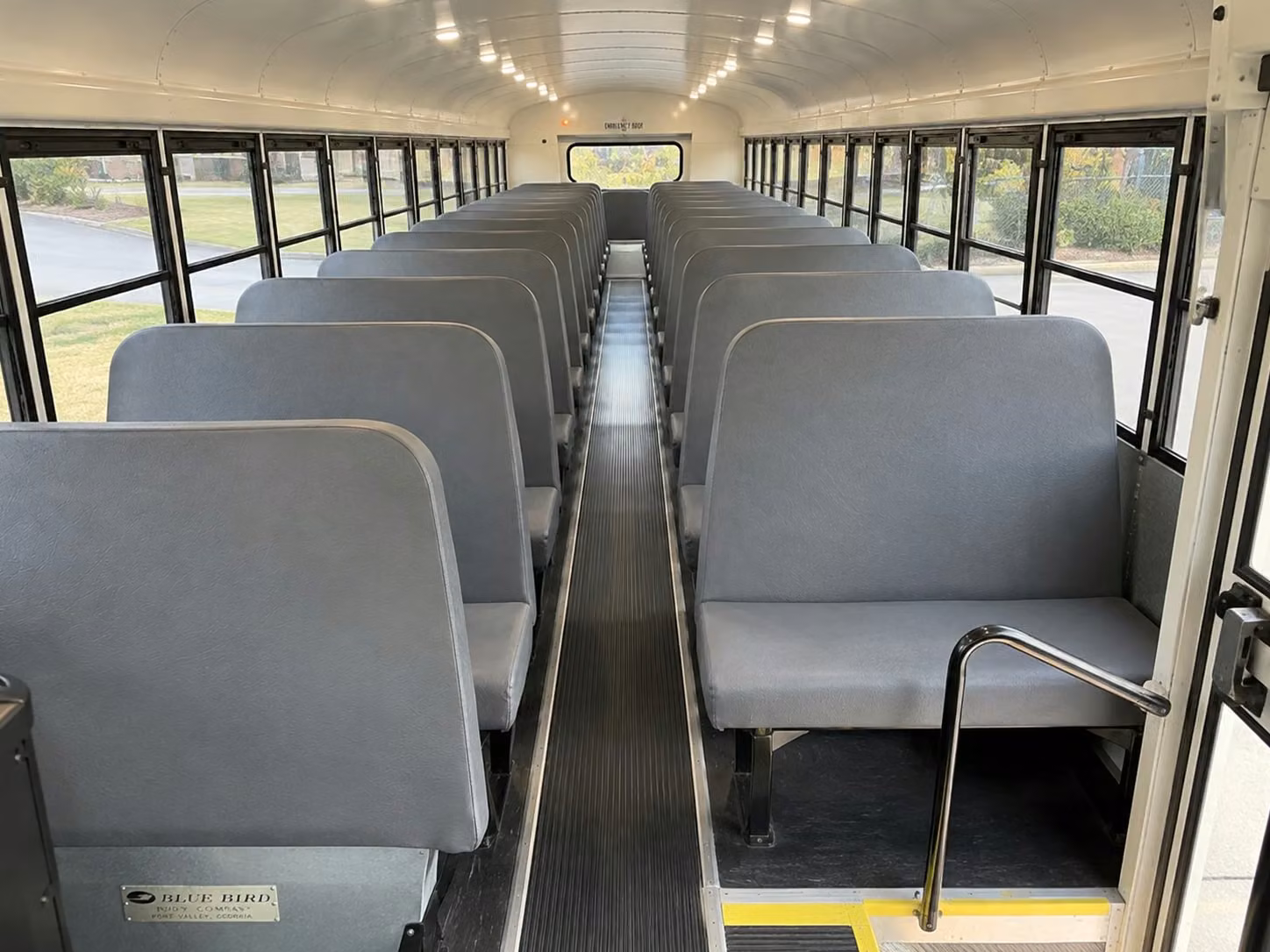 school bus interior