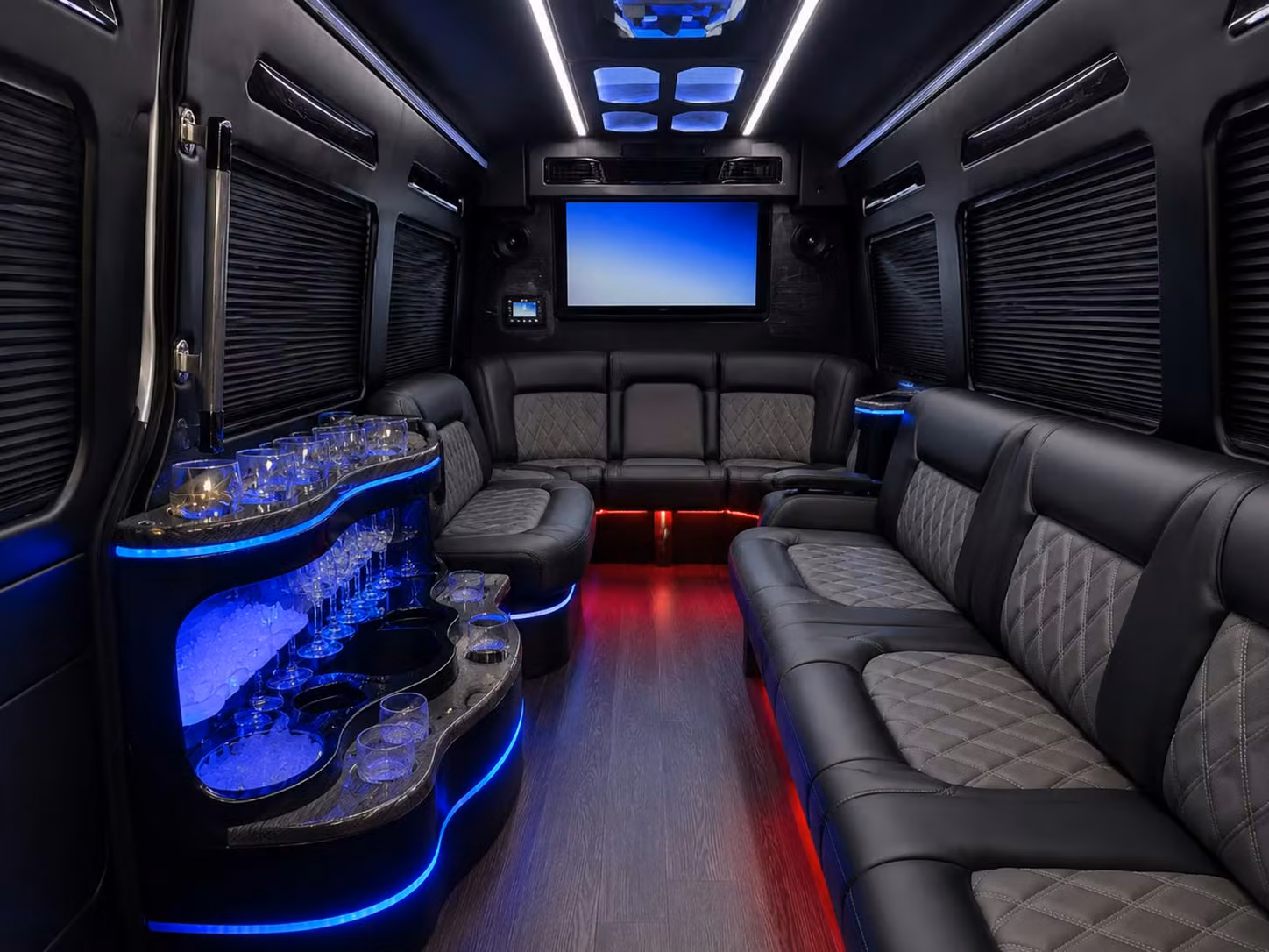 sprinter limousine inside