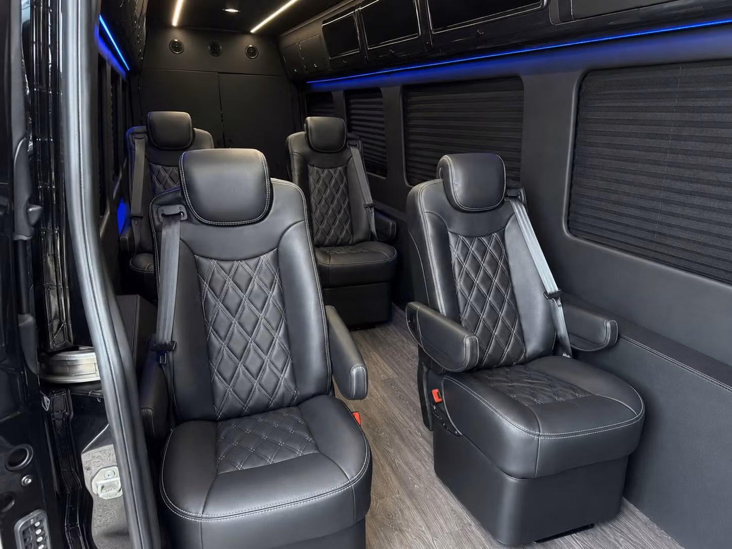 sprinter van with driver interior